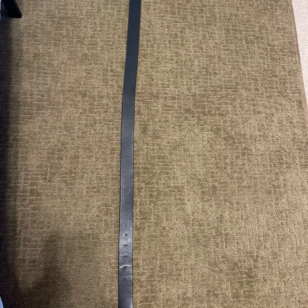 Fossil leather belt